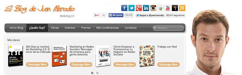 Juan Merodio. Los mejores blogs de Marketing Online en español - 2015 - Oink my God