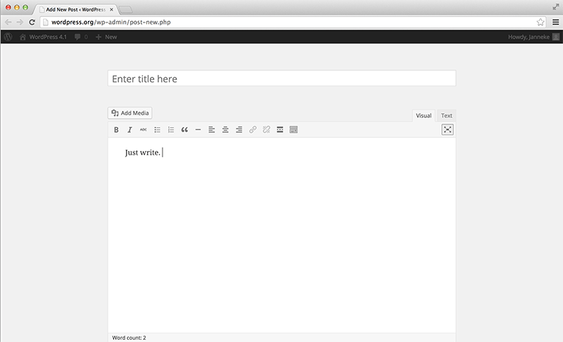 Pantalla de wordpress. Razones por las que nadie lee tu blog