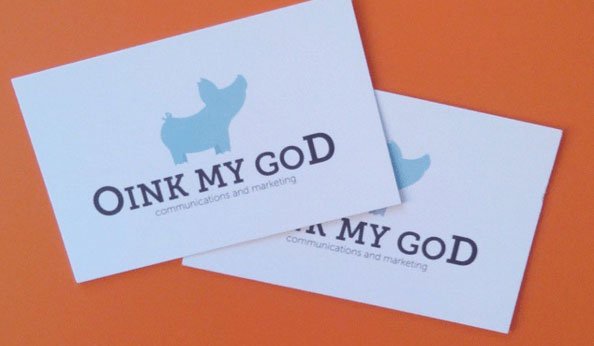 Estrategias para aumentar las visitas a tu blog y conseguir mayor tráfico web: Tarjetas de visita Oink my God Estrategias para aumentar las visitas de tu blog y conseguir mayor tráfico web: Tarjetas de visita Oink my God