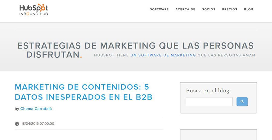 HubSpot - Los Mejores Blogs de Marketing Online en español del 2016 HubSpot - Los Mejores Blogs de Marketing Online en español del 2016