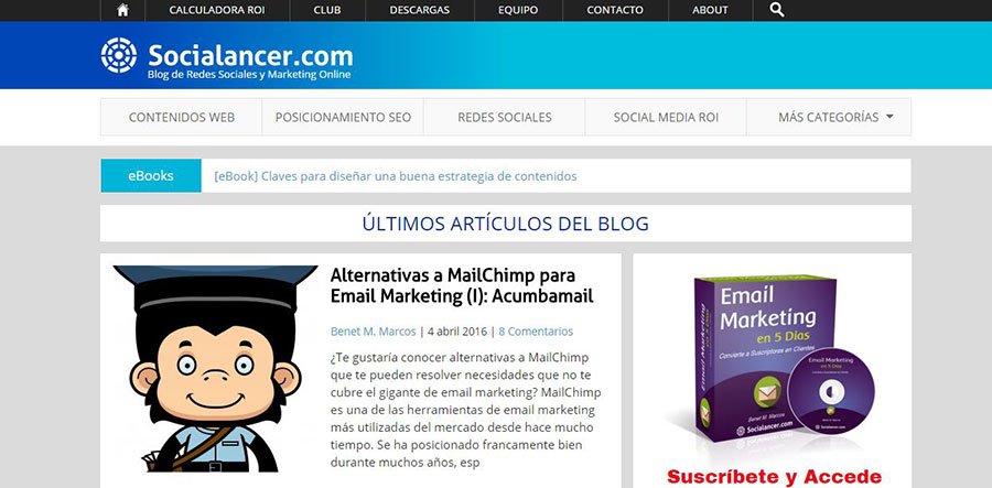 Socialancer - Los Mejores Blogs de Marketing Online en español del 2016 Socialancer - Los Mejores Blogs de Marketing Online en español del 2016