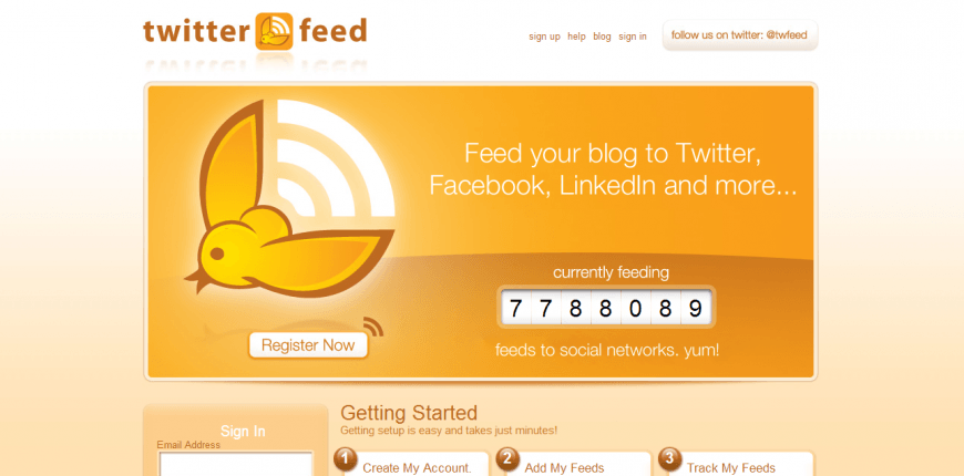 TwitterFeed - Herramienta para gestionar Twitter TwitterFeed - Herramienta para gestionar Twitter