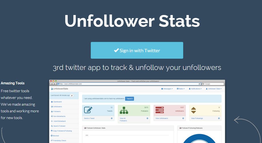 Unfollower Stats - Herramienta para gestionar Twitter Unfollower Stats - Herramienta para gestionar Twitter