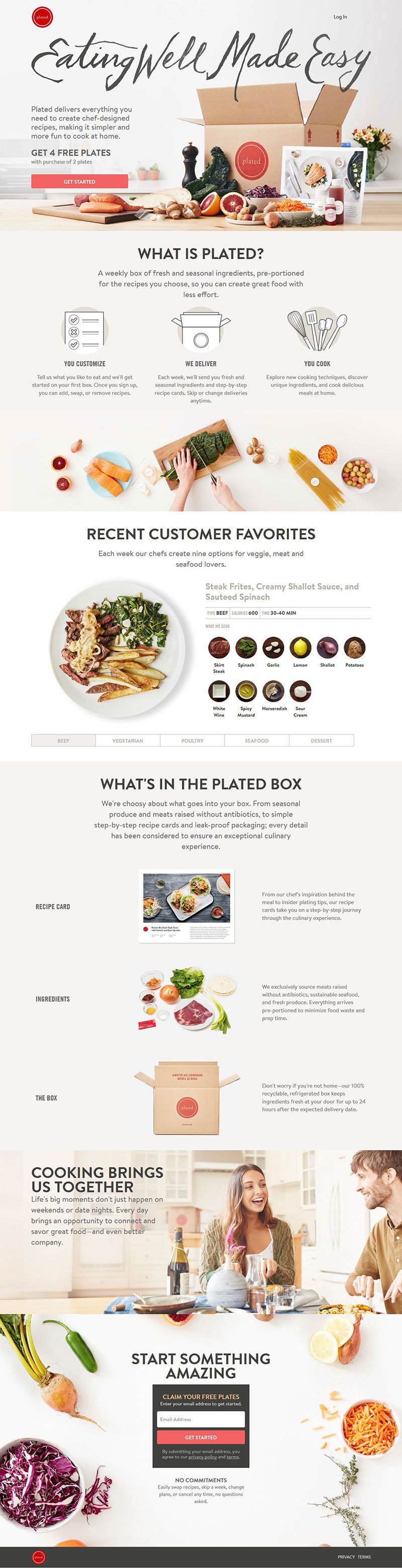 Ejemplo de cómo crear una landing page perfecta