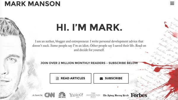 Ejemplo landing page perfecta