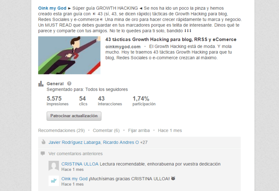 LinkedIn Oink My God