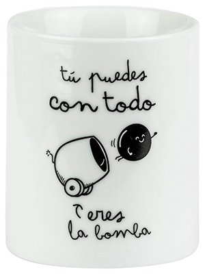 Los mejores regalos para marketeros: Mr. Wonderful - Taza "Tú puedes con todo. eres la bomba"
