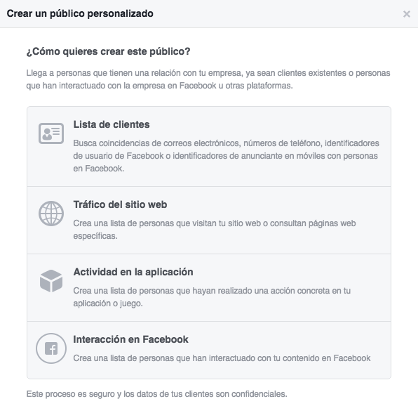 Público personalizado facebook ads Público personalizado facebook ads