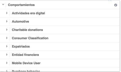 Segmentación detallada_comportamientos Segmentación detallada_comportamientos
