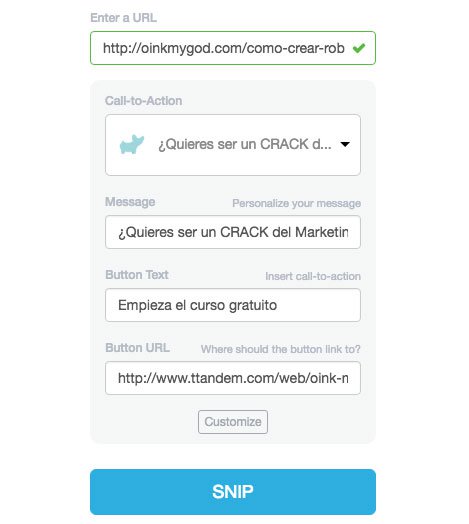 Snip.ly herramienta growth hacking Snip.ly herramienta growth hacking
