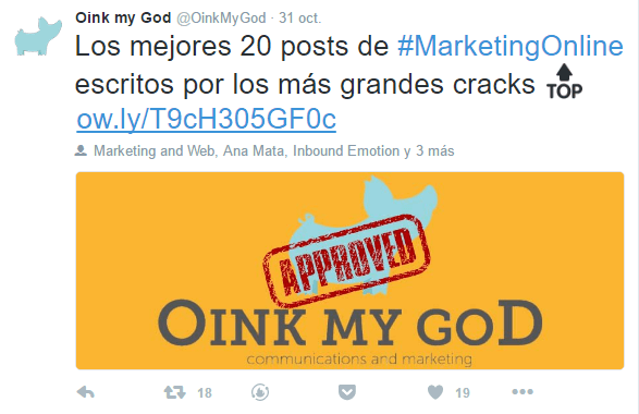 Tácticas Growth Hacking en Social Media con prueba A/B Ejemplo engagement según en título - Web Oink My God