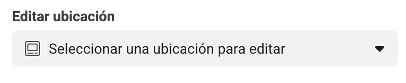 seleccionar ubicacion editar anuncio