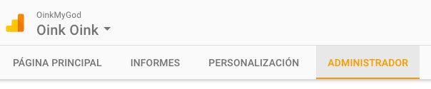 pestaña administrador google analytics pestaña administrador google analytics