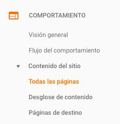 Cómo usar Google Analytics para mejorar la estrategia de contenidos de tu blog. Todas las páginas en Google Analytics