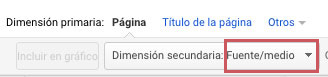 Cómo usar Google Analytics para mejorar la estrategia de contenidos de tu blog. Dimensión secundaria Google Analytics