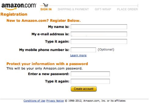 Formulario suscripcion tienda online