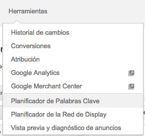 Planificador de palabras clave de adwords errores en google adwords no buscar palabras clave