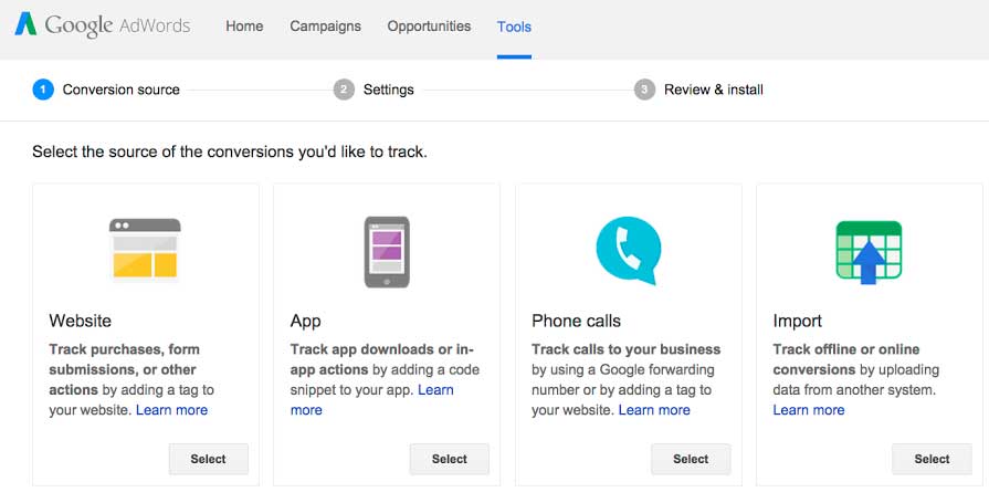 Tipos de conversiones en Google Adwords Errores en Google AdWords. Tipos de conversiones