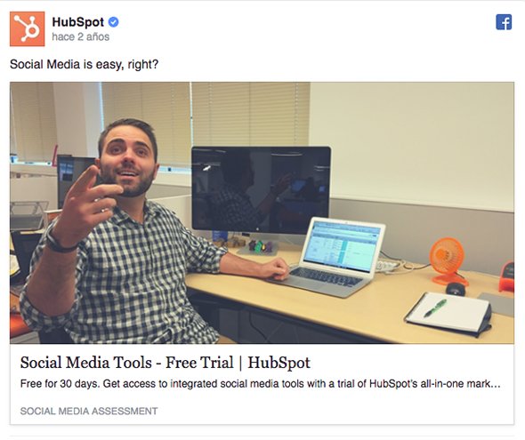hubspot campaña free trial facebook ads b2b hubspot campaña free trial facebook ads b2b