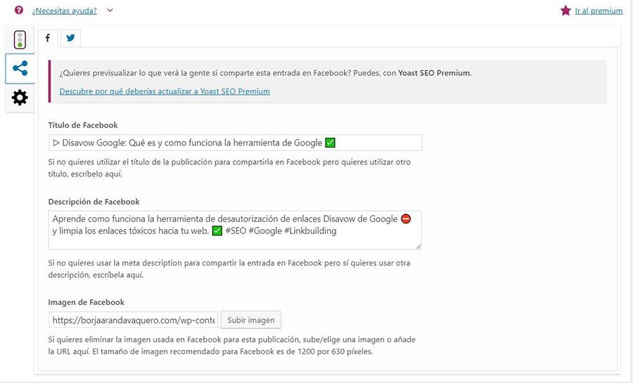ejemplo open graph en yoast seo
