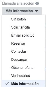 boton cta anuncio facebook ads