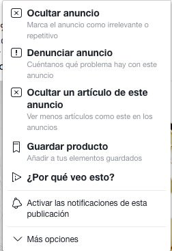 feedback negativo anuncios facebook ads