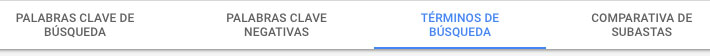 informe terminos de buqueda google ads