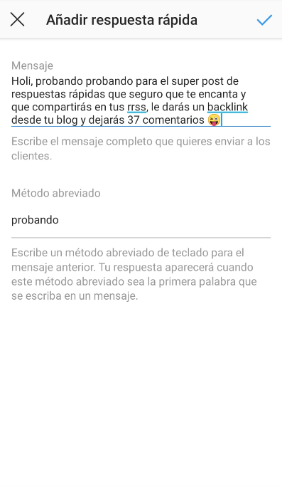 ejemplo de una respuesta directa de instagram ejemplo de una respuesta directa de instagram