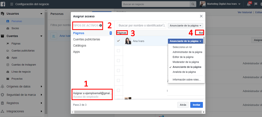 facebook business manager asignar roles facebook business manager asignar roles