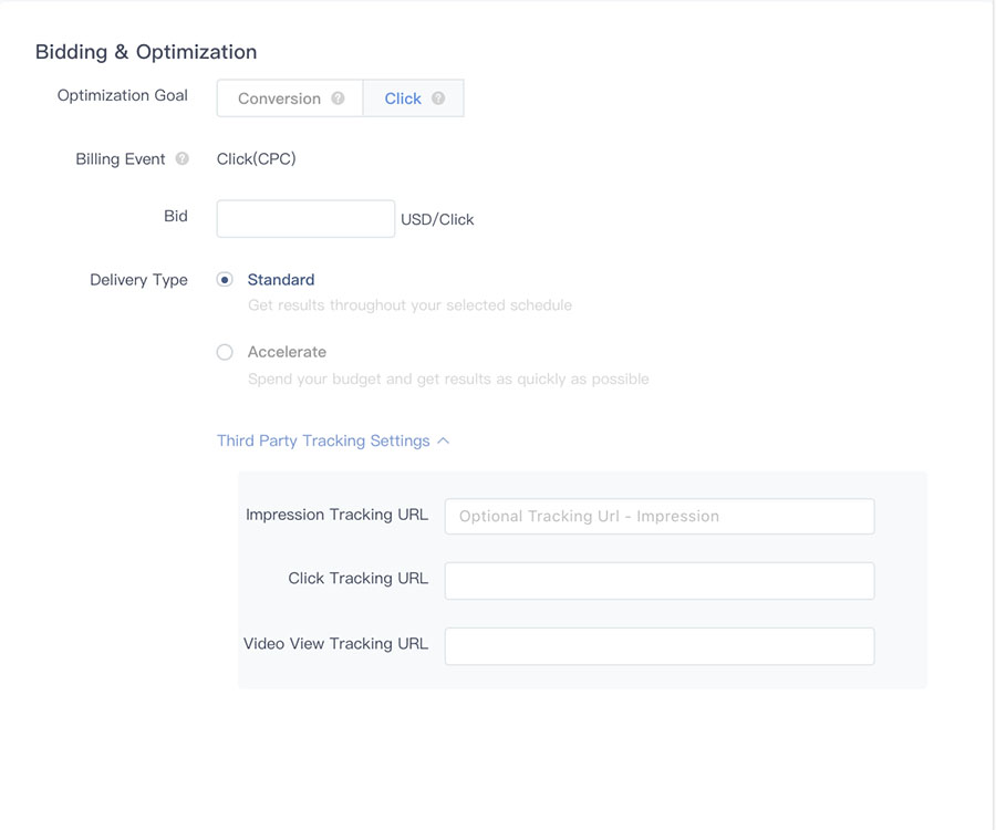 publicidad tiktok ads pujas optimización