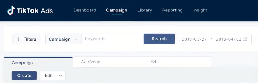 publicidad tiktok ads crear campaña