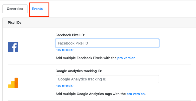 eventos de facebook pixel plugin