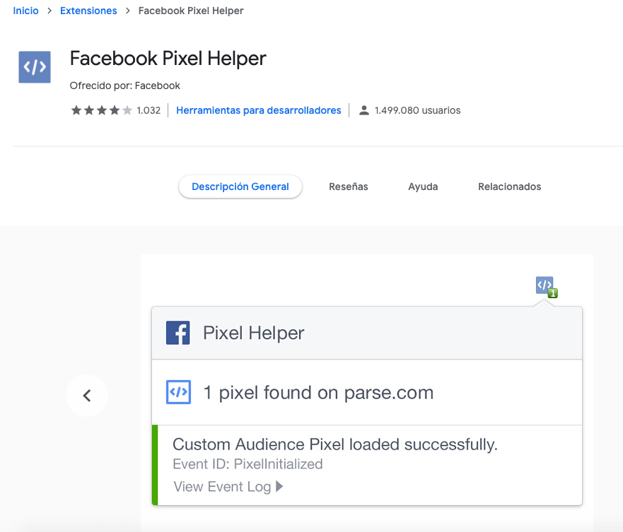 plugin facebook pixel helper