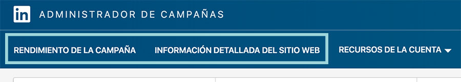 rendimiento de campaña linkedin ads