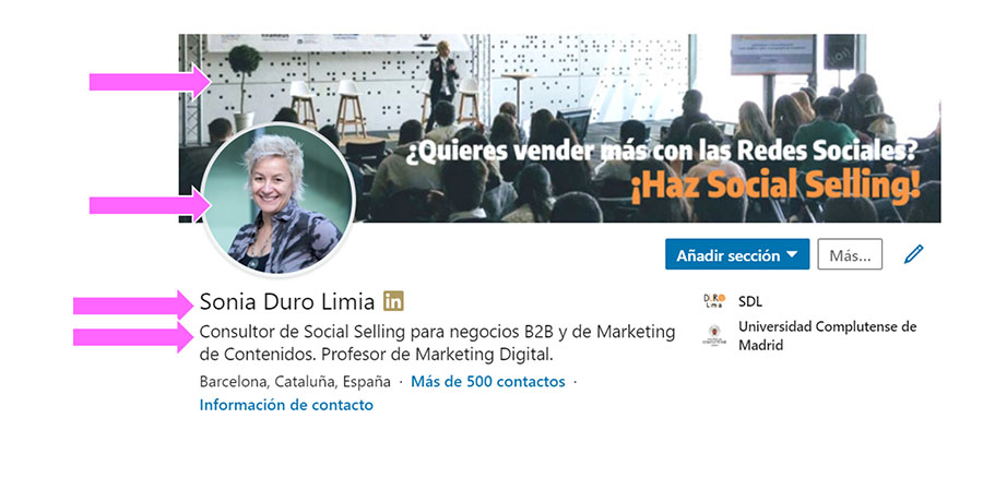 Perfil LinkedIn Sonia Duro Lima Perfil LinkedIn Sonia Duro Lima