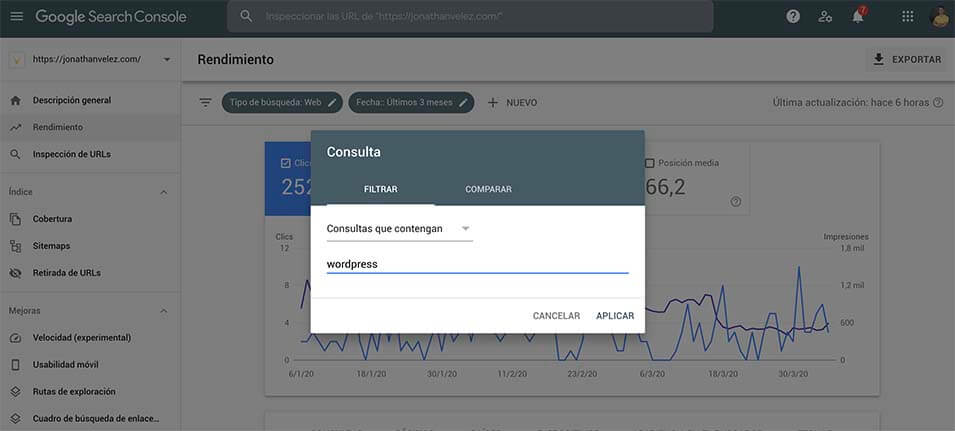 Canibalizacione seo Google sarch console