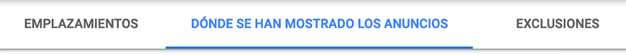 gogole ads display emplazamientos