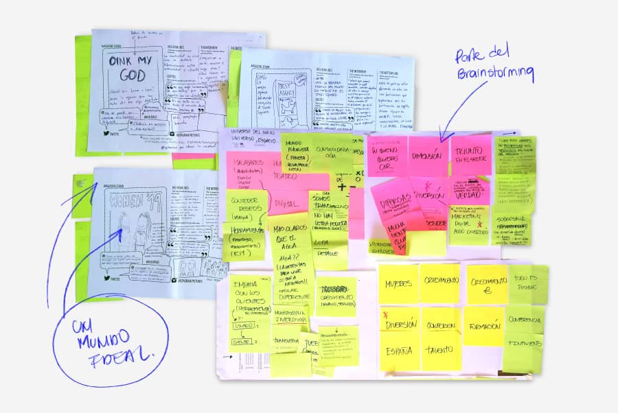 post it imagen corporativa oink my god