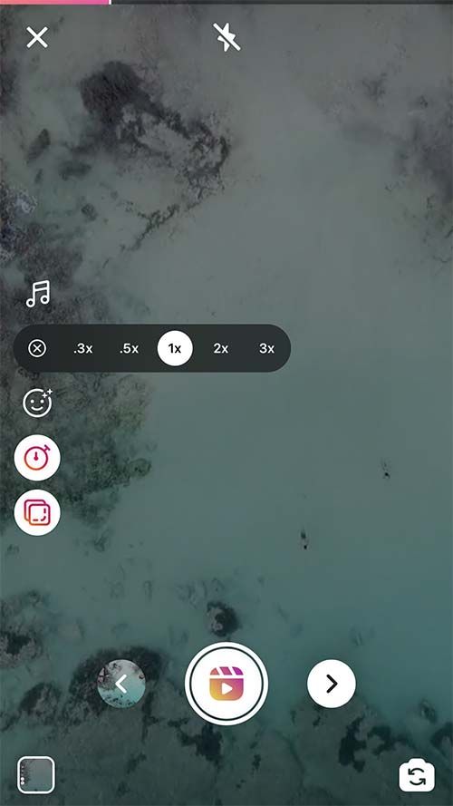 instagram reels velocidad