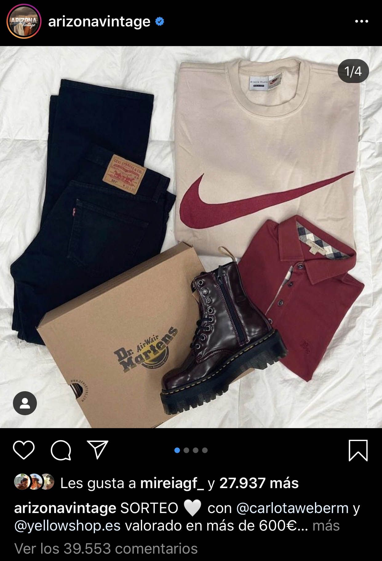 ejemplo sorteo en instagram arizona vintage ejemplo sorteo en instagram arizona vintage