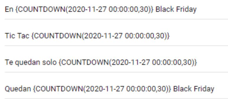 ejemplo cuenta atras google ads black friday ejemplo cuenta atras google ads black friday