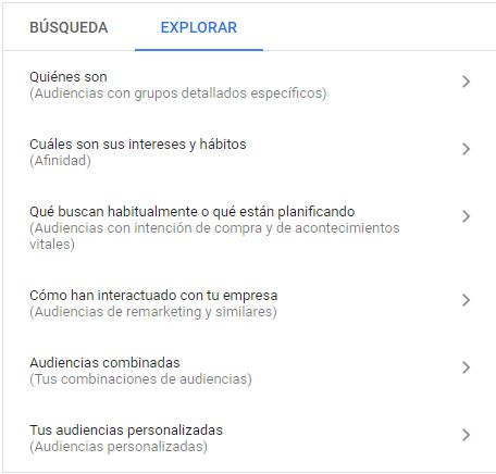 audiencias explorar google ads audiencias explorar google ads para optimizar anuncios de youtube