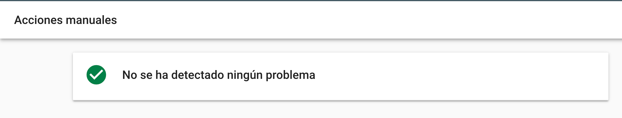 Google Search Console acciones manuales Google Search Console acciones manuales