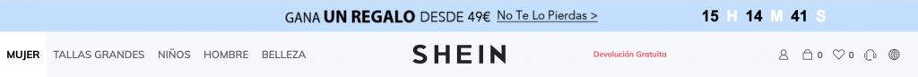 Oferta Shein marketing digital