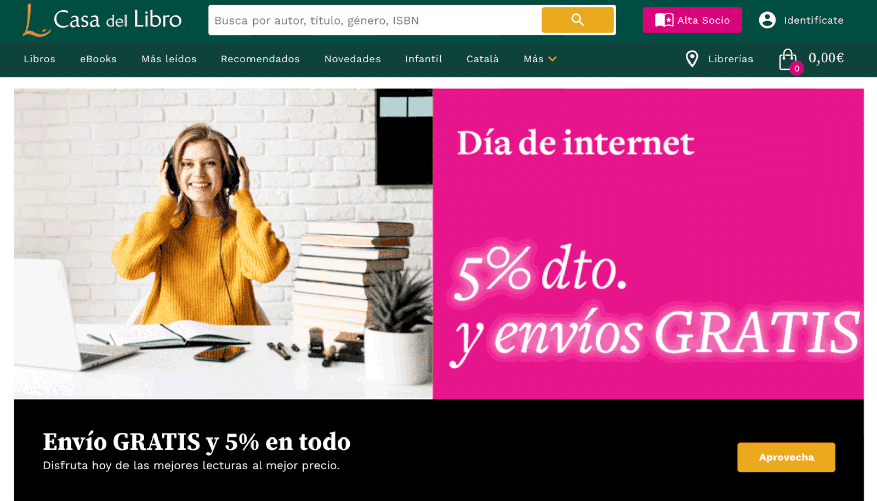 ejemplo llamada a la accion la casa del libro