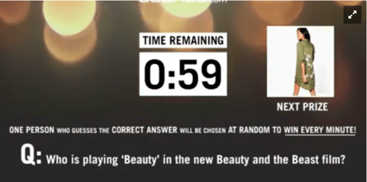 ejemplo contenido en directo