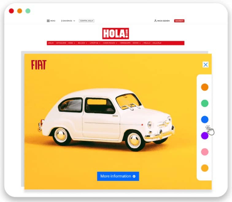 ejemplo anuncio rich media publicidad programatica