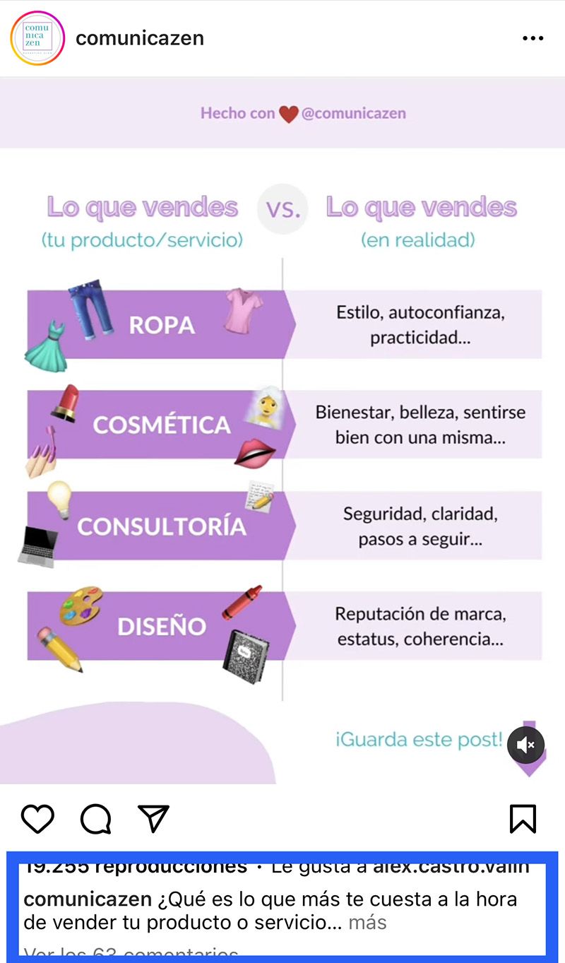 copywriting para instagram comunicazen
