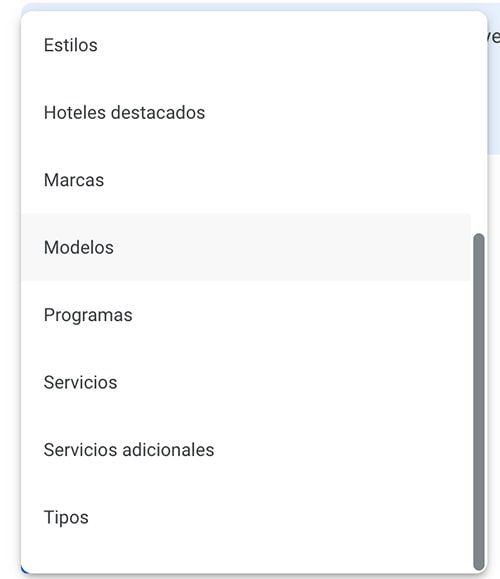 categorias extensiones de extracto de sitio
