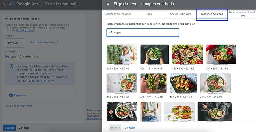 como crear extensiones de imagen